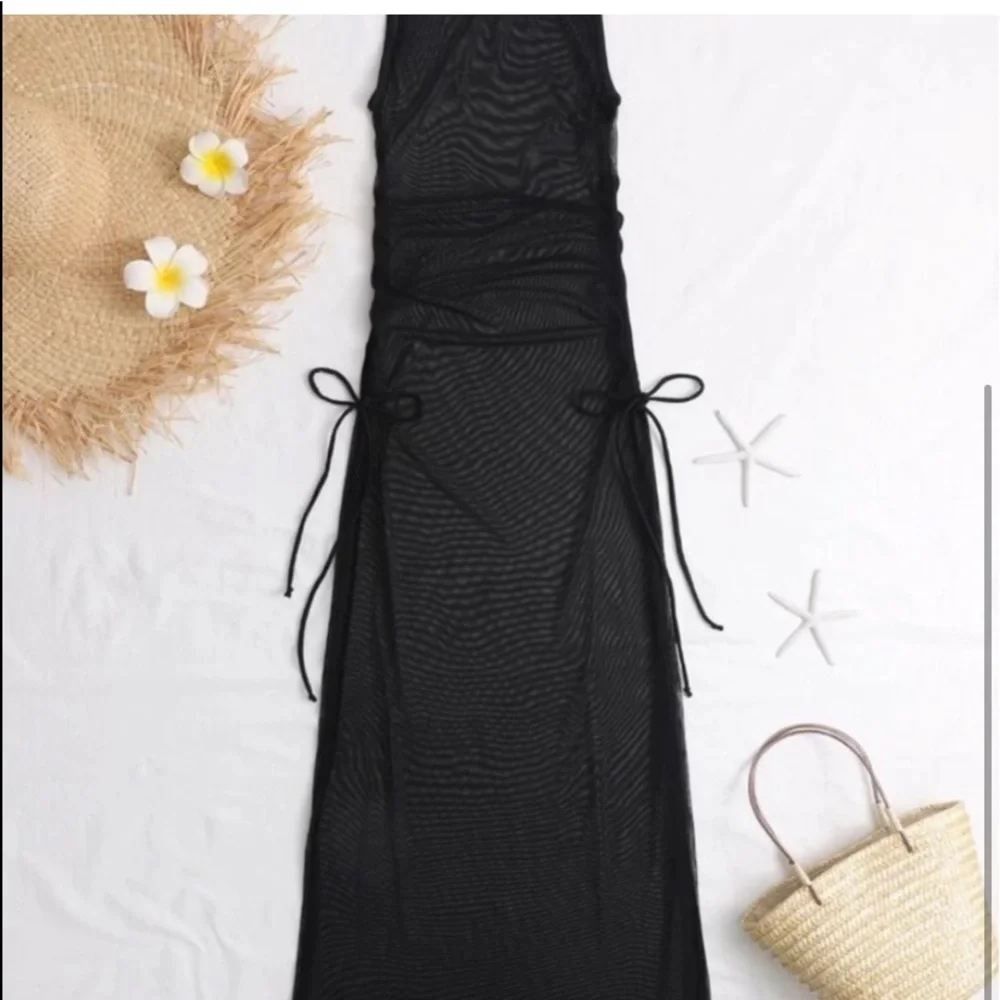 New AMELIA Mesh Cinched Dress